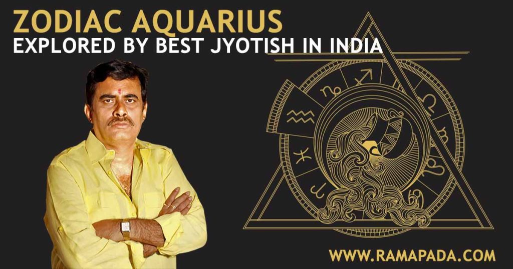Aquarius zodiac sign traits explained by best astrologer in India Ramapada Acharjee's Aquarius personality astrology chart