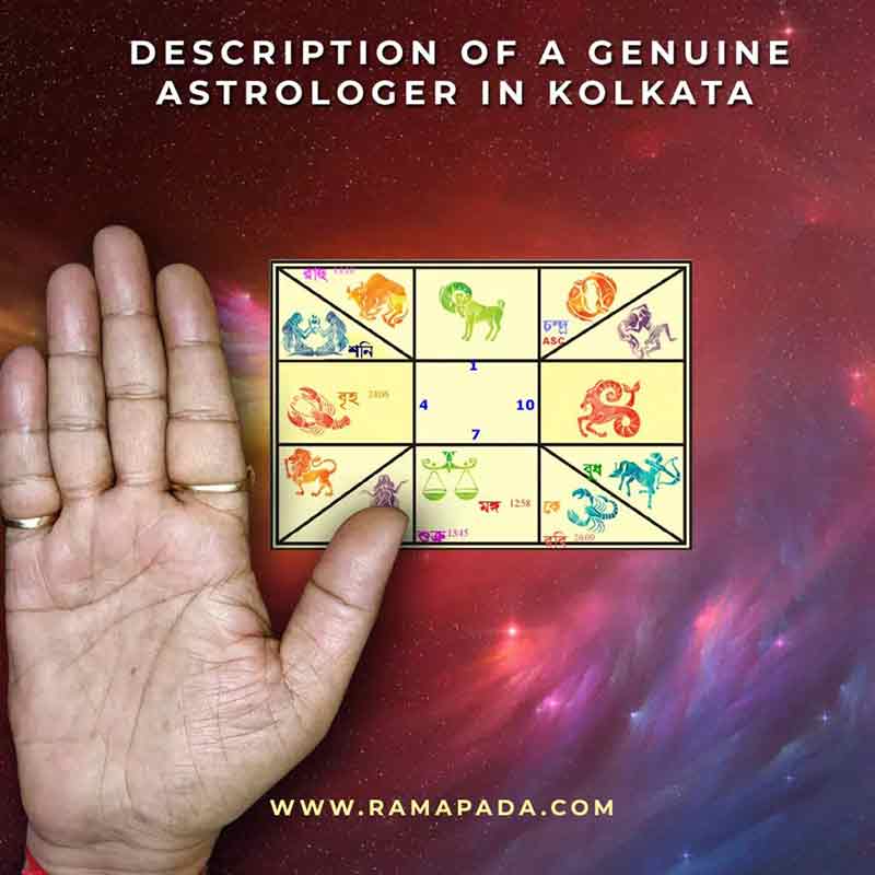 genuine astrologer in Kolkata: description of trusted astrologer Kolkata, best vedic astrologer Kolkata, accurate horoscope consultation