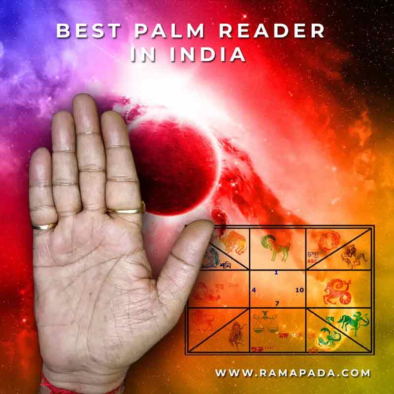 best palm reader in India, online palm reading expert, India, accurate hand reading consultation, Ramapada Acharjee