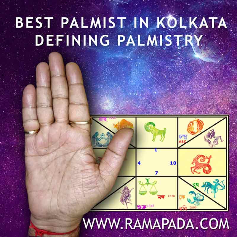 palmistry analysis in kolkata showing hand lines and horoscope chart for life guidance and future insights