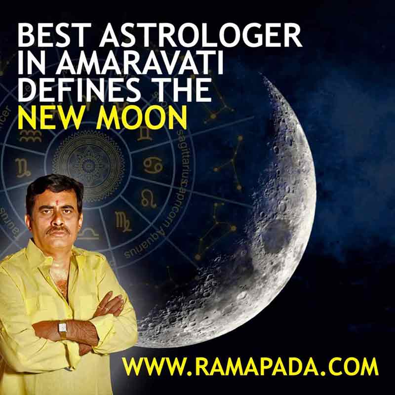Best astrologer in Amaravati explaining new moon effects in Vedic astrology
