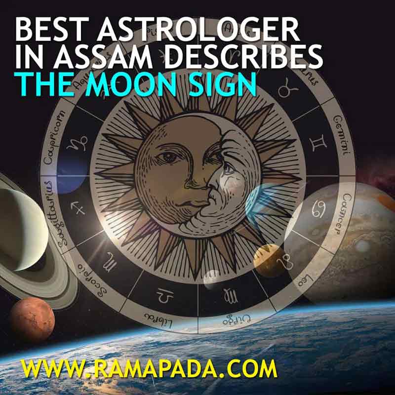 Best astrologer in Assam describing the moon sign and Vedic astrology meanings