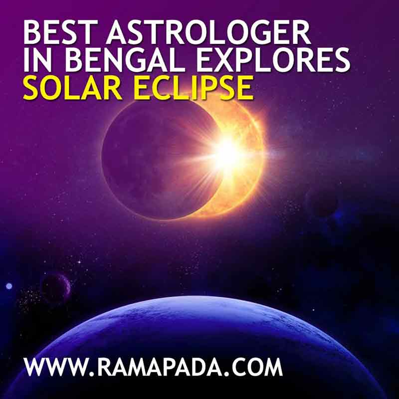 Best astrologer in Bengal explaining solar eclipse effects in Vedic astrology