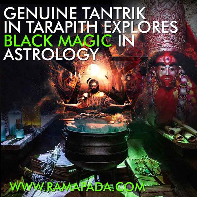 A genuine tantrik in Tarapith exploring black magic in astrology and tantra rituals