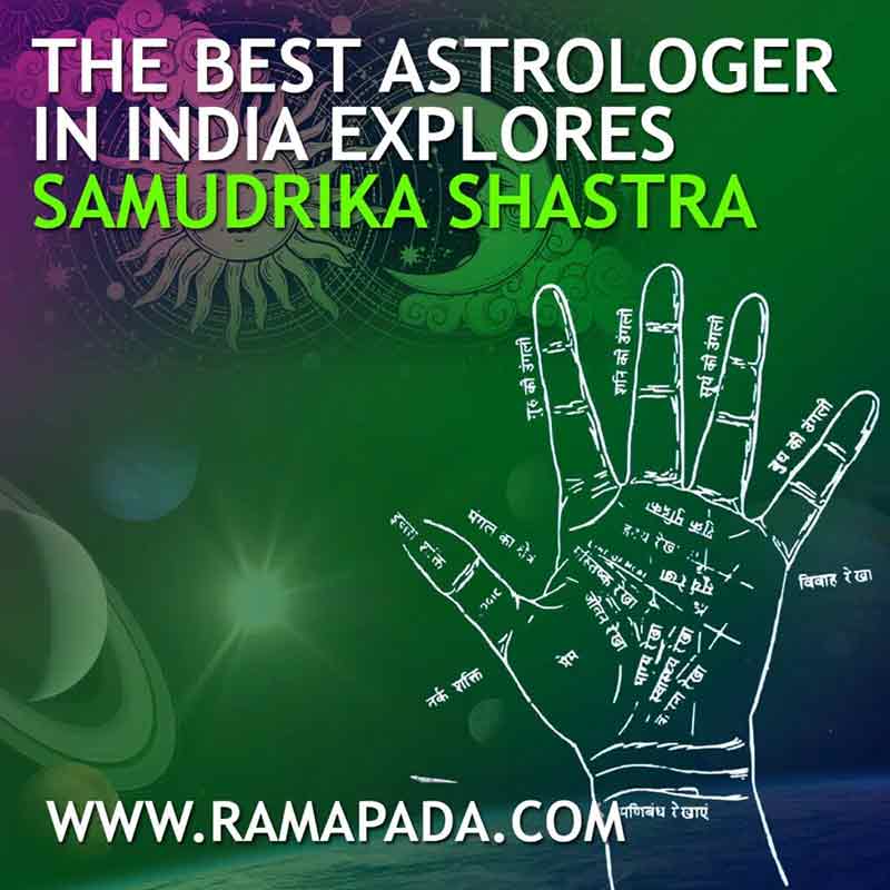 The best astrologer in India explaining Samudrika Shastra with palm reading analysis