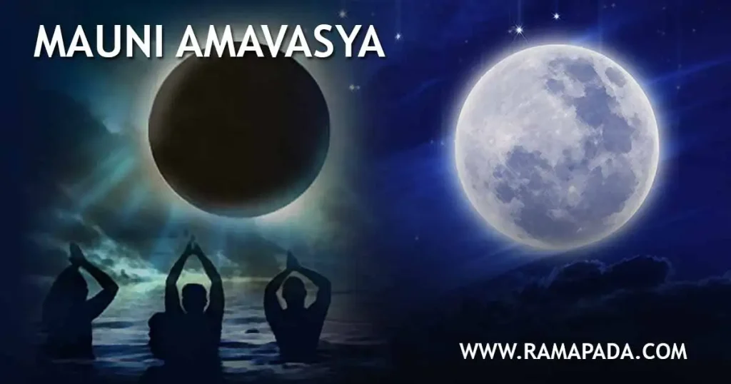 Mauni Amavasya spiritual ritual with meditation and moon phases' significance in astrology