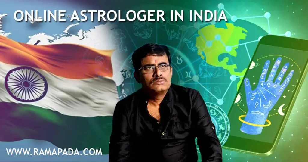 Online astrologer in India providing palm reading and astrology consultation by Ramapada Acharjee