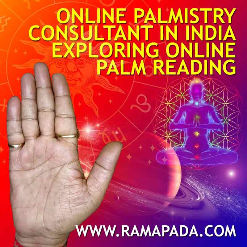 Online palmistry consultant in India providing online palm reading and spiritual guidance by Ramapada Acharjee