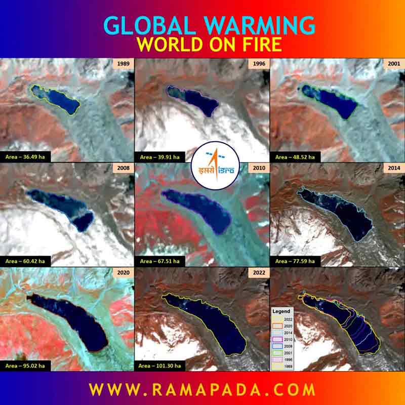 Global Warming: World on Fire – ISRO Satellite Data Analysis by Ramapada Acharjee.