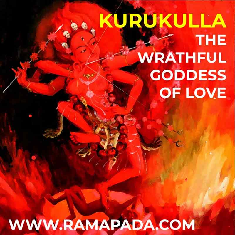 Kurukulla the wrathful goddess of love representing tantric energy, attraction, and spiritual transformation