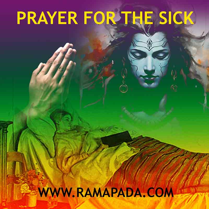 Prayer for the sick symbolising healing, hope, spiritual comfort and recovery