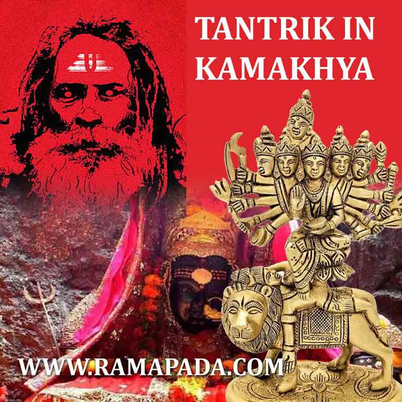 Tantrik in Kamakhya with goddess symbolism and sacred Kamakhya tantra traditions