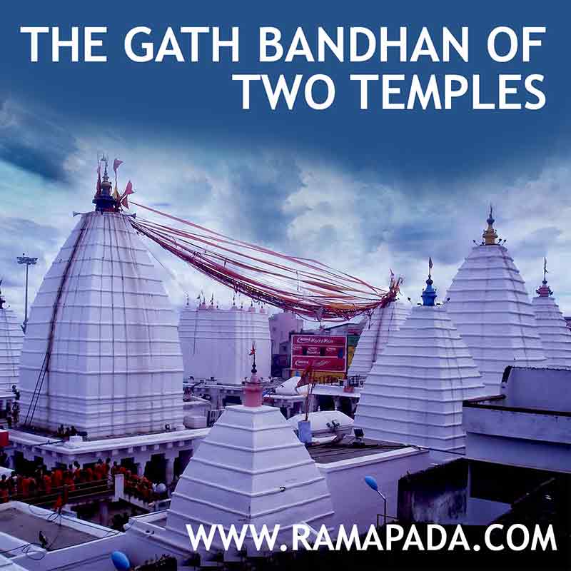 The Gath Bandhan of Two Temples: a sacred Hindu temple connection with ritual threads
