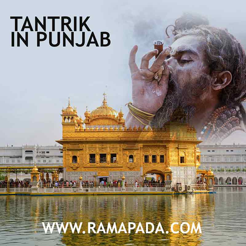 Tantrik in Punjab: spiritual practitioner image with Golden Temple and sacred symbolism