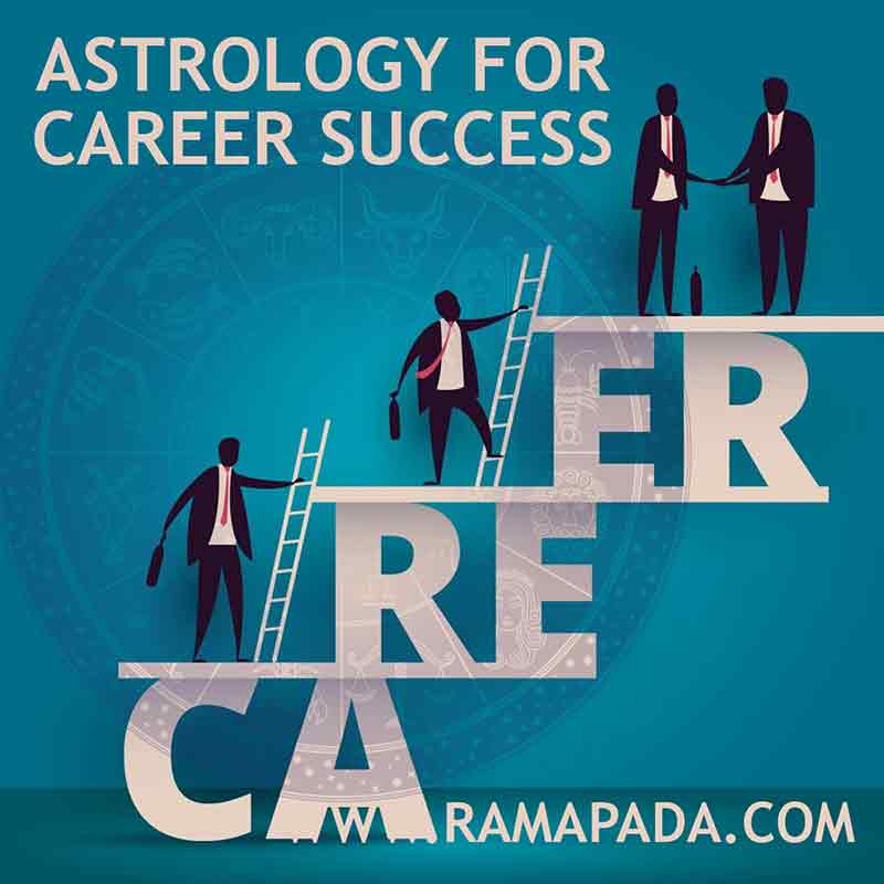 Astrology for career success illustration showing professional growth and business achievement