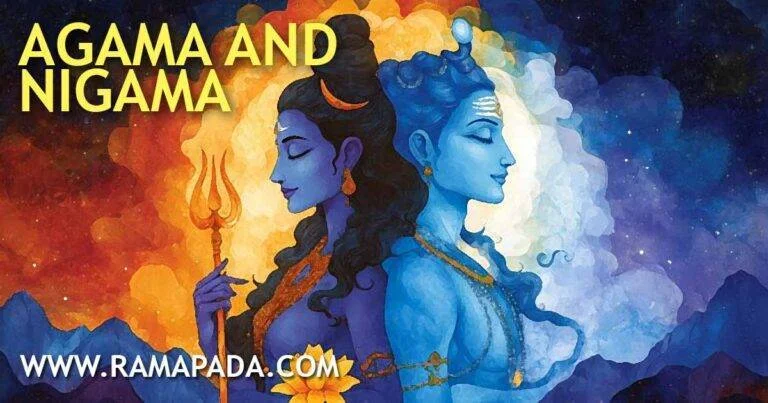Symbolic representation of Agama and Nigama traditions