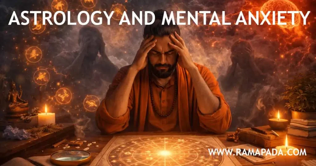 astrology and mental anxiety stress and emotional imbalance caused by planetary influence, and spiritual guidance
